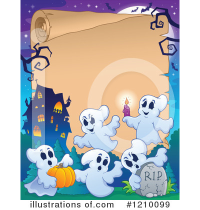 Royalty-Free (RF) Halloween Clipart Illustration by visekart - Stock Sample #1210099