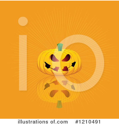 Royalty-Free (RF) Halloween Clipart Illustration by KJ Pargeter - Stock Sample #1210491