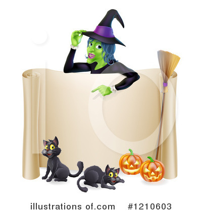 Royalty-Free (RF) Halloween Clipart Illustration by AtStockIllustration - Stock Sample #1210603