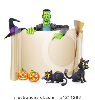 Frankenstein Clipart #1211293 by AtStockIllustration