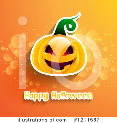 Royalty-Free (RF) Halloween Clipart Illustration by KJ Pargeter - Stock Sample #1211587
