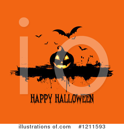 Royalty-Free (RF) Halloween Clipart Illustration by KJ Pargeter - Stock Sample #1211593