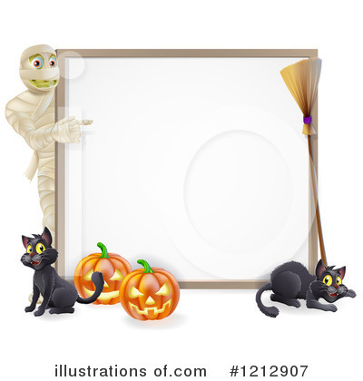 Royalty-Free (RF) Halloween Clipart Illustration by AtStockIllustration - Stock Sample #1212907