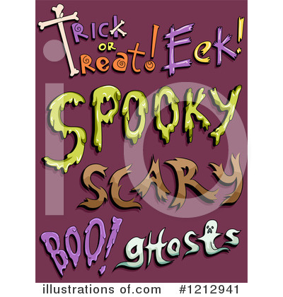 Royalty-Free (RF) Halloween Clipart Illustration by BNP Design Studio - Stock Sample #1212941
