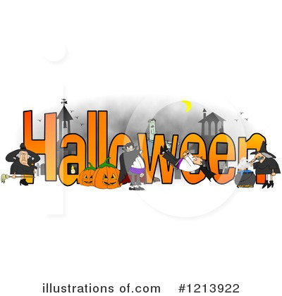 Royalty-Free (RF) Halloween Clipart Illustration by djart - Stock Sample #1213922