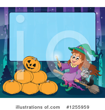 Royalty-Free (RF) Halloween Clipart Illustration by visekart - Stock Sample #1255959