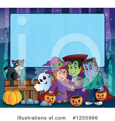 Royalty-Free (RF) Halloween Clipart Illustration by visekart - Stock Sample #1255966