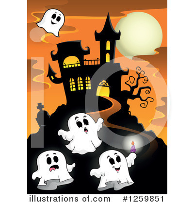 Royalty-Free (RF) Halloween Clipart Illustration by visekart - Stock Sample #1259851