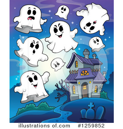 Royalty-Free (RF) Halloween Clipart Illustration by visekart - Stock Sample #1259852