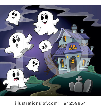 Royalty-Free (RF) Halloween Clipart Illustration by visekart - Stock Sample #1259854