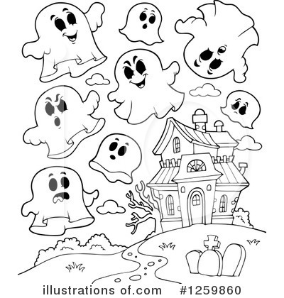 Royalty-Free (RF) Halloween Clipart Illustration by visekart - Stock Sample #1259860