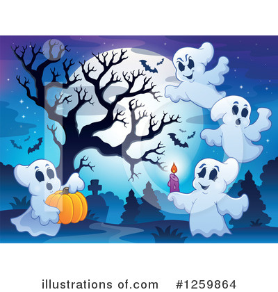 Royalty-Free (RF) Halloween Clipart Illustration by visekart - Stock Sample #1259864