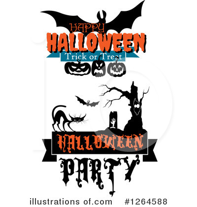 Royalty-Free (RF) Halloween Clipart Illustration by Vector Tradition SM - Stock Sample #1264588