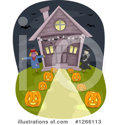 Royalty-Free (RF) Halloween Clipart Illustration by BNP Design Studio - Stock Sample #1266113
