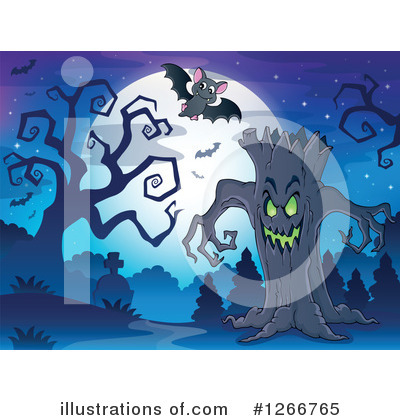 Royalty-Free (RF) Halloween Clipart Illustration by visekart - Stock Sample #1266765