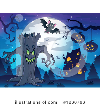 Royalty-Free (RF) Halloween Clipart Illustration by visekart - Stock Sample #1266766