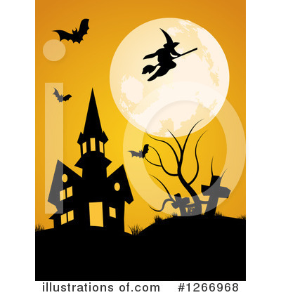 Royalty-Free (RF) Halloween Clipart Illustration by vectorace - Stock Sample #1266968