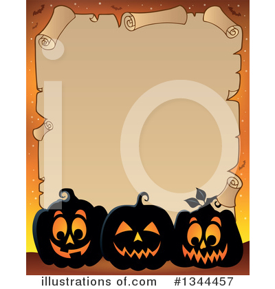 Royalty-Free (RF) Halloween Clipart Illustration by visekart - Stock Sample #1344457