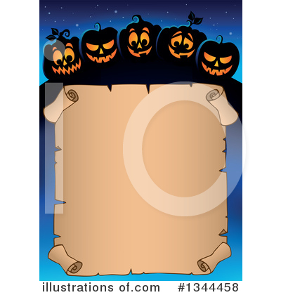 Royalty-Free (RF) Halloween Clipart Illustration by visekart - Stock Sample #1344458