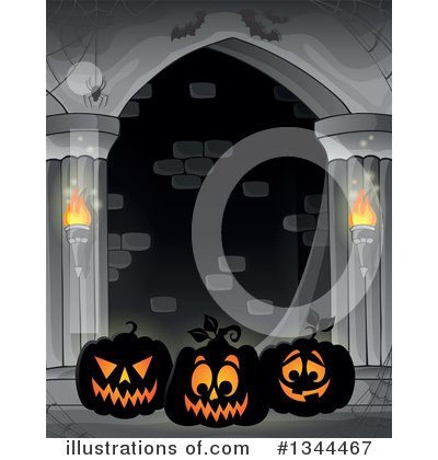 Royalty-Free (RF) Halloween Clipart Illustration by visekart - Stock Sample #1344467