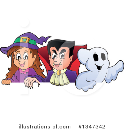 Royalty-Free (RF) Halloween Clipart Illustration by visekart - Stock Sample #1347342
