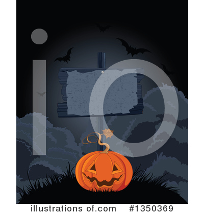 Royalty-Free (RF) Halloween Clipart Illustration by Pushkin - Stock Sample #1350369