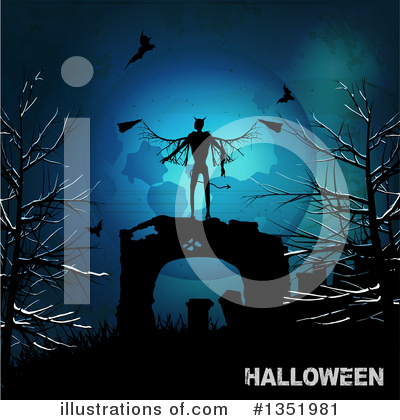 Royalty-Free (RF) Halloween Clipart Illustration by elaineitalia - Stock Sample #1351981