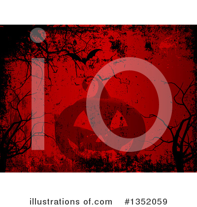 Royalty-Free (RF) Halloween Clipart Illustration by KJ Pargeter - Stock Sample #1352059