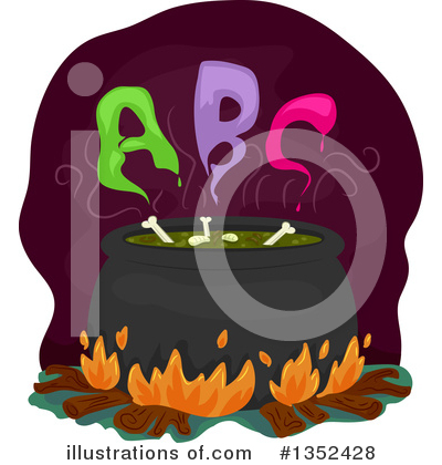 Royalty-Free (RF) Halloween Clipart Illustration by BNP Design Studio - Stock Sample #1352428