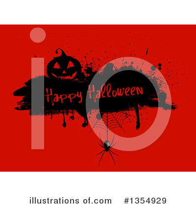 Royalty-Free (RF) Halloween Clipart Illustration by KJ Pargeter - Stock Sample #1354929