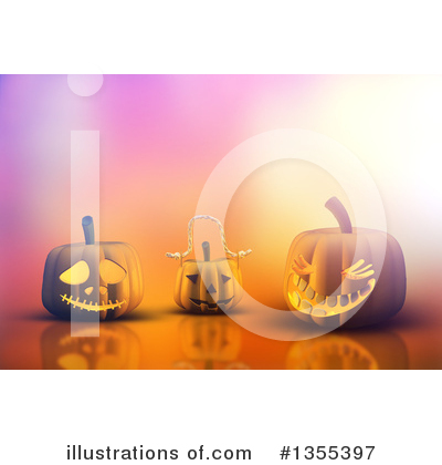 Royalty-Free (RF) Halloween Clipart Illustration by KJ Pargeter - Stock Sample #1355397