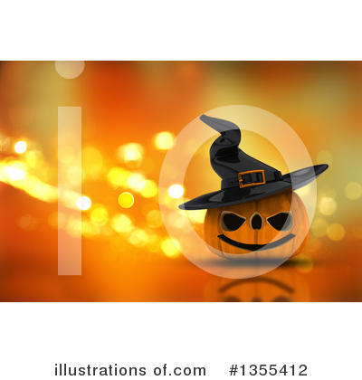 Royalty-Free (RF) Halloween Clipart Illustration by KJ Pargeter - Stock Sample #1355412