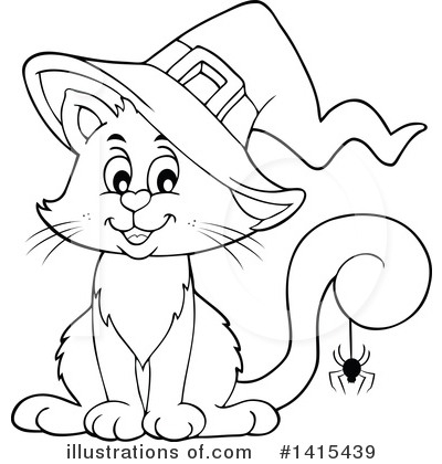 Royalty-Free (RF) Halloween Clipart Illustration by visekart - Stock Sample #1415439
