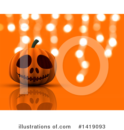 Royalty-Free (RF) Halloween Clipart Illustration by KJ Pargeter - Stock Sample #1419093