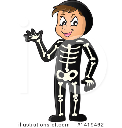 Skeleton Clipart #1419462 by visekart
