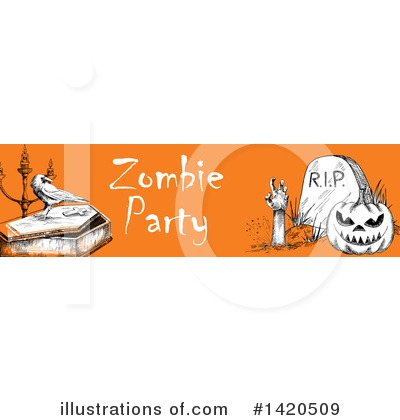 Royalty-Free (RF) Halloween Clipart Illustration by Vector Tradition SM - Stock Sample #1420509