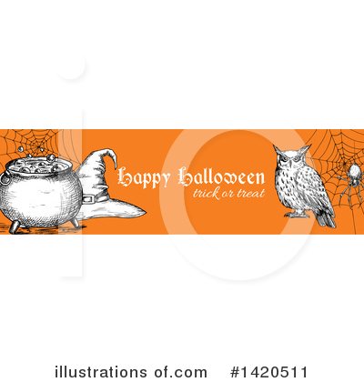 Royalty-Free (RF) Halloween Clipart Illustration by Vector Tradition SM - Stock Sample #1420511