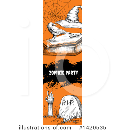 Royalty-Free (RF) Halloween Clipart Illustration by Vector Tradition SM - Stock Sample #1420535