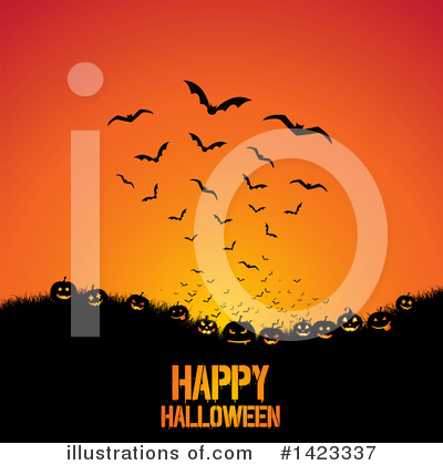 Royalty-Free (RF) Halloween Clipart Illustration by KJ Pargeter - Stock Sample #1423337
