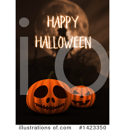 Royalty-Free (RF) Halloween Clipart Illustration by KJ Pargeter - Stock Sample #1423350