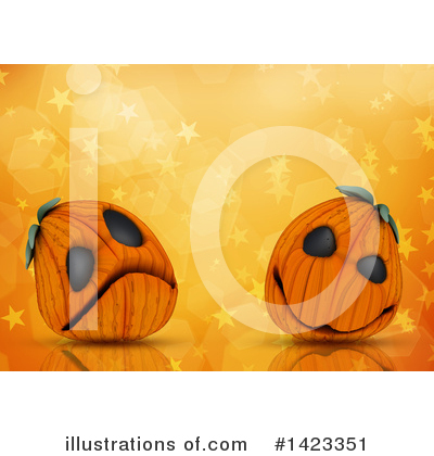 Royalty-Free (RF) Halloween Clipart Illustration by KJ Pargeter - Stock Sample #1423351