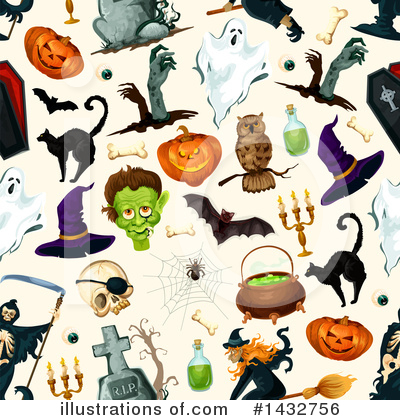 Royalty-Free (RF) Halloween Clipart Illustration by Vector Tradition SM - Stock Sample #1432756