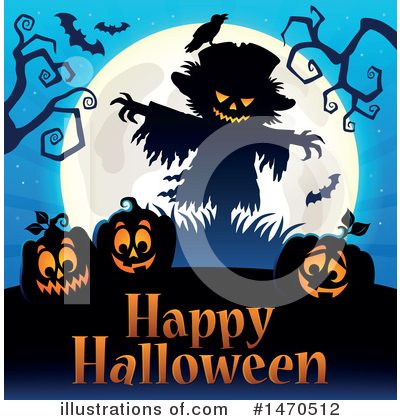 Royalty-Free (RF) Halloween Clipart Illustration by visekart - Stock Sample #1470512