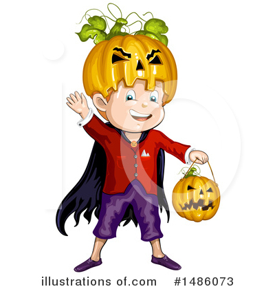 Royalty-Free (RF) Halloween Clipart Illustration by merlinul - Stock Sample #1486073