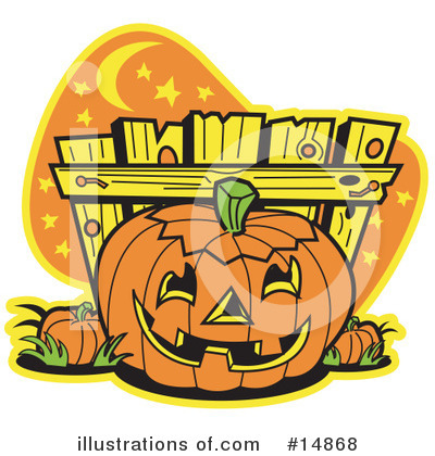 Royalty-Free (RF) Halloween Clipart Illustration by Andy Nortnik - Stock Sample #14868