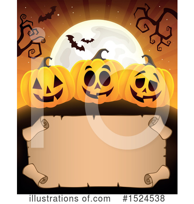 Royalty-Free (RF) Halloween Clipart Illustration by visekart - Stock Sample #1524538