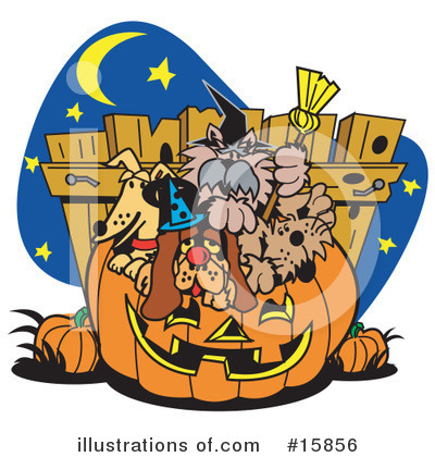 Royalty-Free (RF) Halloween Clipart Illustration by Andy Nortnik - Stock Sample #15856