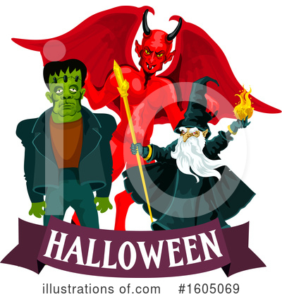 Royalty-Free (RF) Halloween Clipart Illustration by Vector Tradition SM - Stock Sample #1605069
