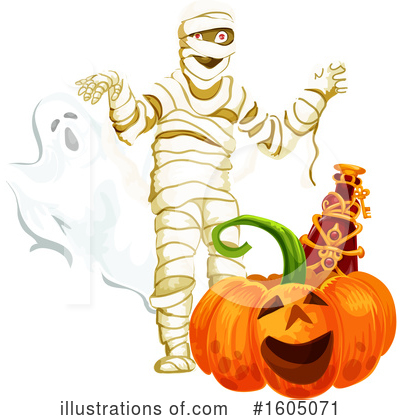 Royalty-Free (RF) Halloween Clipart Illustration by Vector Tradition SM - Stock Sample #1605071