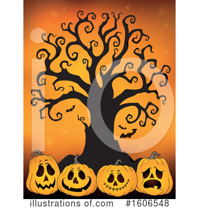 Royalty-Free (RF) Halloween Clipart Illustration by visekart - Stock Sample #1606548